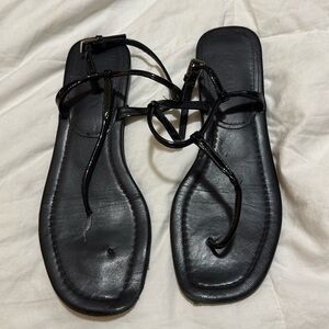 Prada Black Thong Sandals Women's 36 1/2 6.5